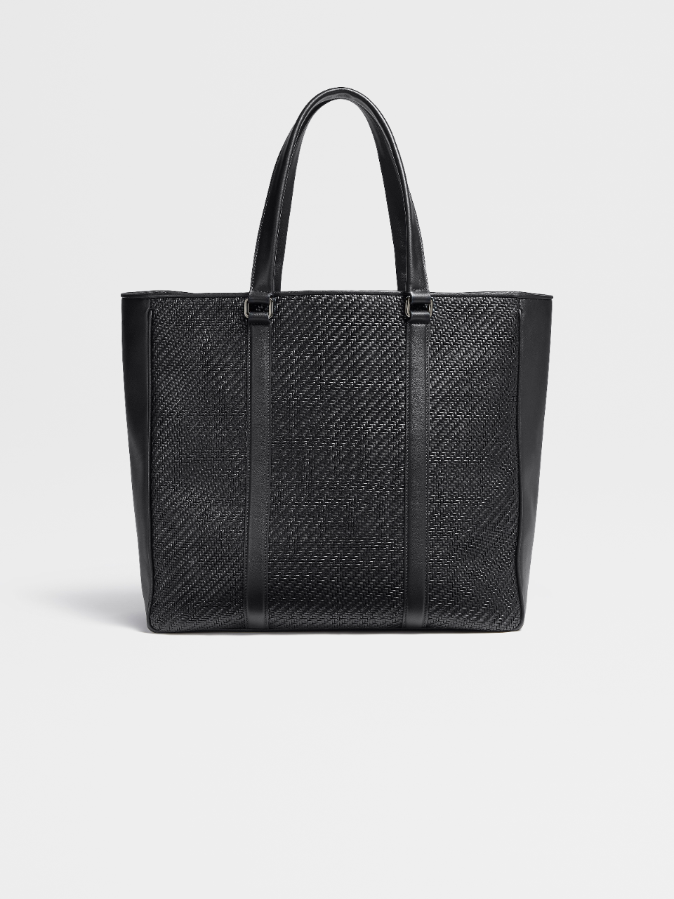 Black PELLETESSUTA™ Soft Tote Bag